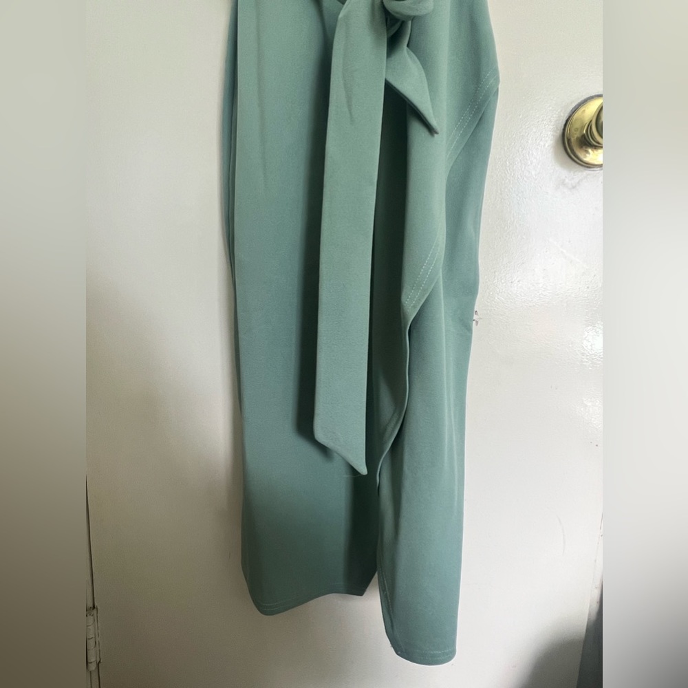 NWT Boohoo Kimono tie belt midi dress US 12 - Picture 4 of 5